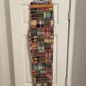 Brooks Brothers Madras Plaid Dress Pants 33/32